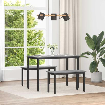 bancă Gri Sonoma 80 x 35 x 45 cm Lemn compozit GartenMobel Dekor