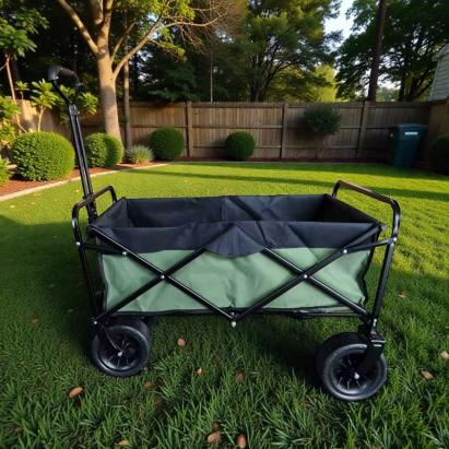 Carucior foldabil pentru gradina, 98x60x98 cm, capacitate 80 kg MultiMark GlobalProd