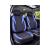 Huse scaune auto universale fractionate Premium fata si spate compatibile dimensiuni standard negru albastru Cod: HNG1101-2 Automotive TrustedCars