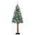 Brad de Crăciun subțire Verde 180 cm PVC și lemn de PIN masiv GartenMobel Dekor