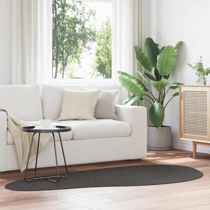 Covor HUARTE Antracit 100 x 200 cm Poliester GartenMobel Dekor