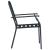 Scaune de exterior stivuibile, 2 buc., antracit, oțel GartenMobel Dekor