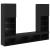 Unități TV de perete cu LED 5 pcs Stejar Negru 40,5 x 30 x 102 cm GartenMobel Dekor