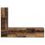 Unitate TV de Perete Pe perete 4 pcs Lemn vechi Lemn compozit GartenMobel Dekor