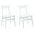 Scaune de dining 2 pcs Alb 42 x 47.5 x 81 cm GartenMobel Dekor