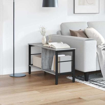 Raft pentru cărți Gri Sonoma 82 x 32 x 47 cm Lemn compozit GartenMobel Dekor