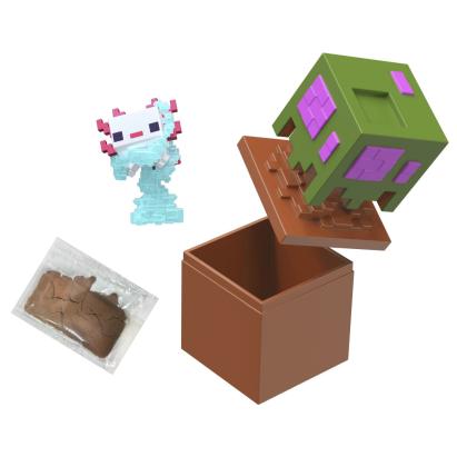 MINECRAFT MINI MODE SET EXPLORARE MINIERA AXOLOTL SuperHeroes ToysZone