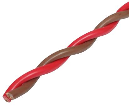 Rolă cablu difuzor răsucit 2x 0,75 mm²x100m Audio System Z-TSC 0.75 BR-RD CarStore Technology