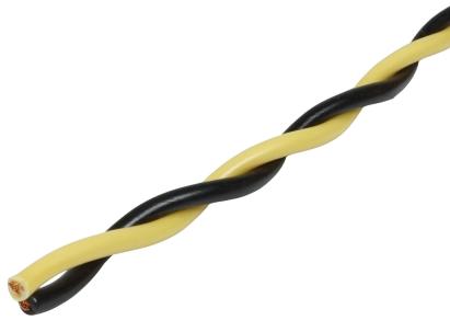 Cablu de difuzor răsucit 2x 0,75 mm²x1m Audio System M-Z-TSC 0.75 BK-YE CarStore Technology