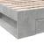 Cadru de pat cu sertar, gri beton, 90x200 cm, lemn prelucrat GartenMobel Dekor