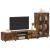 Set comodă TV cu sertar cu raft Stejar fumuriu Lemn compozit GartenMobel Dekor