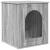Casa pentru pisici Gri Sonoma 53 x 52 x 62 cm Lemn compozit GartenMobel Dekor