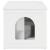Casa pentru pisici Alb Lucios 85 x 55 x 53,5 cm Lemn compozit GartenMobel Dekor