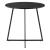Masa Rotunda de Bucatarie sau Living, Dimensiuni 78 x 80 cm, Cadru Metal, Blat MDF, Culoare Negru