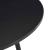 Masa Rotunda de Bucatarie sau Living, Dimensiuni 78 x 80 cm, Cadru Metal, Blat MDF, Culoare Negru