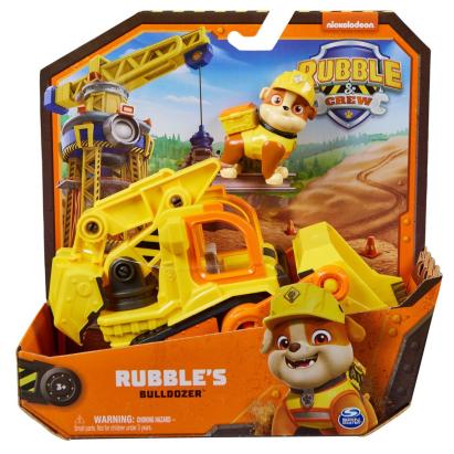 PATRULA CATELUSILOR RUBBLE SI ECHIPA VEHICULE DE BAZA BULDOZER SuperHeroes ToysZone