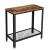 VASAGLE Masa de cafea laterala, cu 2 nivele, cadru din otel, 60x30x60cm, maro rustic Household NewTrend