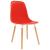 Scaune de dining 6 pcs Roșu 47 x 50.5 x 83 cm GartenMobel Dekor