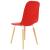 Scaune de dining 6 pcs Roșu 47 x 50.5 x 83 cm GartenMobel Dekor