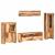 Set de unități TV cu sertar Maro 120 x 30 x 39 cm lemn GartenMobel Dekor