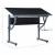Masă de desen Negru 110 x 60 x 87 cm PAL GartenMobel Dekor