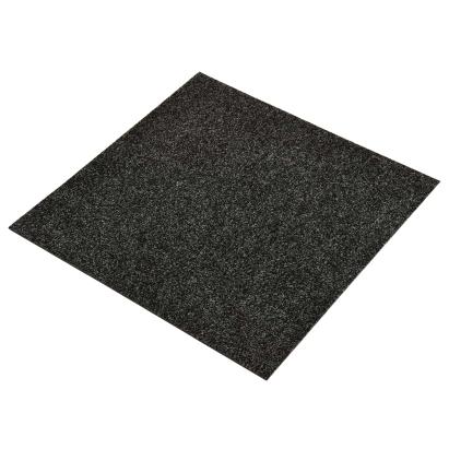 Covor 20 pcs Negru 50 x 50 x 0,5 cm Bitum GartenMobel Dekor