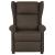 Fotoliu rabatabil, maro închis, material textil GartenMobel Dekor