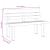 Bancă de grădină, alb, 110x52x71 cm, polipropilenă GartenMobel Dekor