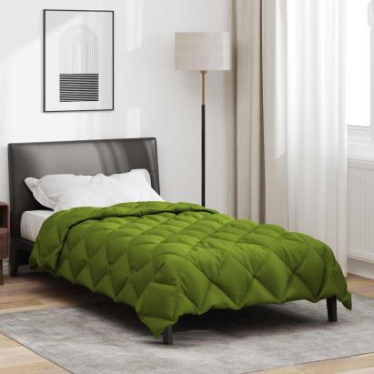 Duvet de iarnă Verde 220 x 140 cm Microfibră GartenMobel Dekor