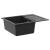 Chiuvetă Negru 620 x 500 mm 80% Quartz și 20% Rășină GartenMobel Dekor