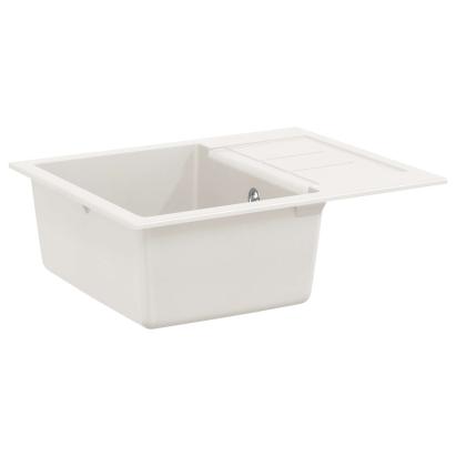 Chiuvetă Alb 620 x 500 mm 80% Quartz și 20% Rășină GartenMobel Dekor