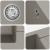 Chiuvetă Gri 780 x 500 mm 80% Quartz și 20% Rășină GartenMobel Dekor