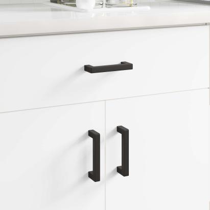 Mâner Mobilier 429 pcs Negru 110 x 12 x 36 mm Fier GartenMobel Dekor