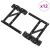 Mecanism de ridicare pentru pat 12 pcs Negru 34 x 9.5 x 4 mm GartenMobel Dekor