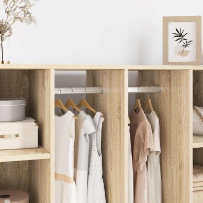 Șină pentru dressing 12 pcs Argintiu 764 x 15 x 29 mm GartenMobel Dekor