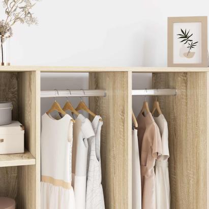 Șină pentru dressing 12 pcs Argintiu 764 x 15 x 29 mm GartenMobel Dekor