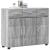 Bufet cu raft Gri Sonoma 88,5 x 30,5 x 73 cm Lemn compozit GartenMobel Dekor