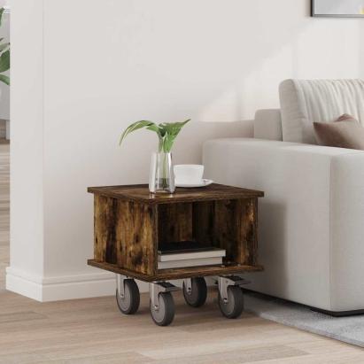 Support TV Stejar fumuriu 37 x 35 x 35 cm Lemn compozit GartenMobel Dekor