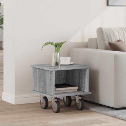 Support TV Gri Sonoma 37 x 35 x 35 cm Lemn compozit GartenMobel Dekor