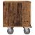 Noptieră 2 pcs Lemn vechi 40,5 x 40 x 48 cm Lemn compozit GartenMobel Dekor