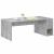 Masă de cafea Gri din beton 101,5 x 50 x 37 cm Lemn compozit GartenMobel Dekor