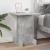 Masă laterală Gri din beton 44,5 x 45 x 55 cm Lemn compozit GartenMobel Dekor