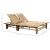 Șezlong pentru 2 persoane cu perne, bambus GartenMobel Dekor