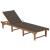 Șezlong pliabil cu pernă, lemn masiv de acacia GartenMobel Dekor
