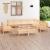 Set mobilier de grădină, 11 piese, lemn masiv de pin GartenMobel Dekor