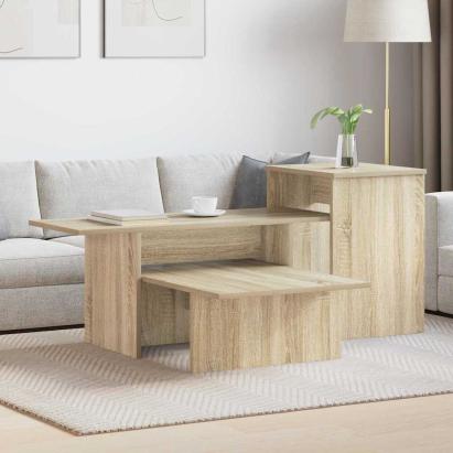 Masă de consolă Stejar Sonoma 80 x 50 x 225 cm Lemn compozit GartenMobel Dekor