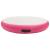 Saltea de gimnastică gonflabilă cu pompă roz 100x100x15 cm PVC GartenMobel Dekor