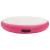 Saltea gimnastică gonflabilă cu pompă, roz, 100x100x20 cm, PVC GartenMobel Dekor