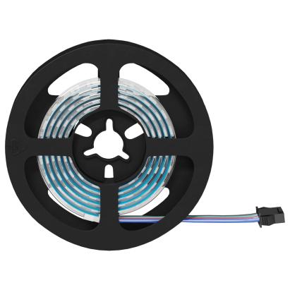 Bandă LED 4 pcs Negru și transparent 120 x 0,8 x 0,3 cm GartenMobel Dekor