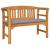 bancă cu pernă Finisaj cu ulei natural 114 x 46 x 82,5 cm GartenMobel Dekor
